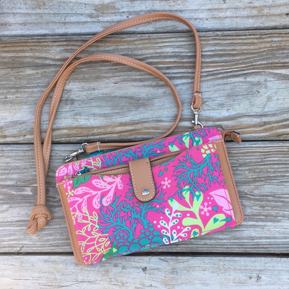 Lily Bloom crossbody purse and wallet